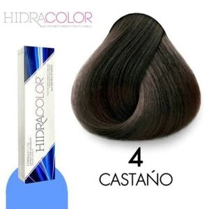 Hidracolor 4 Castaño - Medium Brown Permanent Hair Color Cream